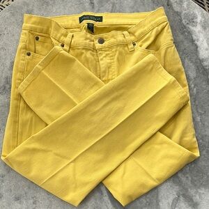 LRL Ralph Lauren Bright Yellow Jeans